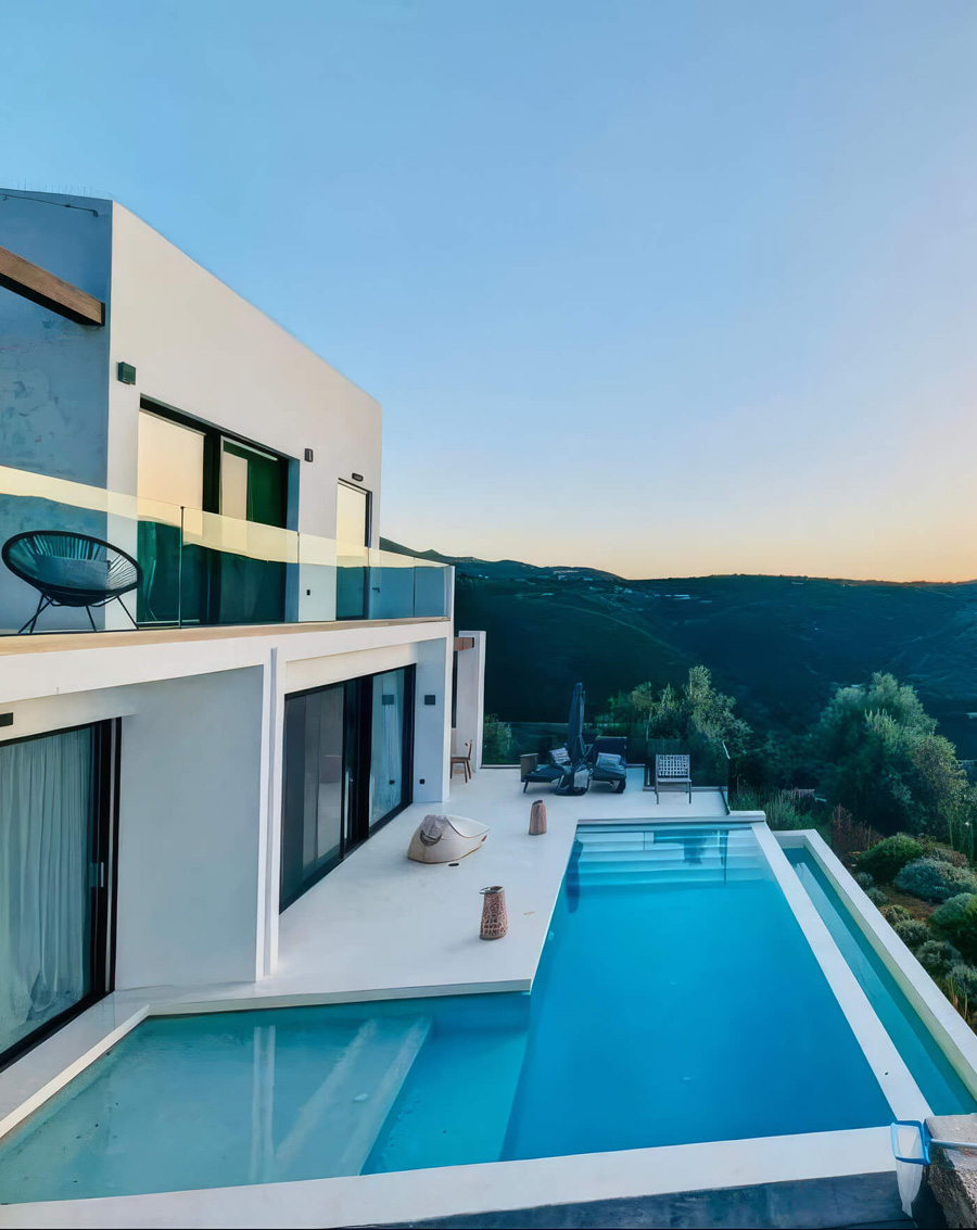 The Cove Villa at Sunset